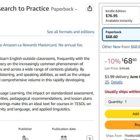 Informal Digital Learning of English Research to Practice Ju Seong Lee Paperback - Picture 2 of 2